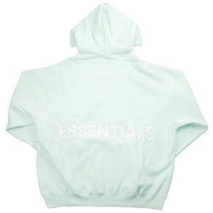 Fear of God Essentials mint hoodie worn 3 times max, fits oversized size L